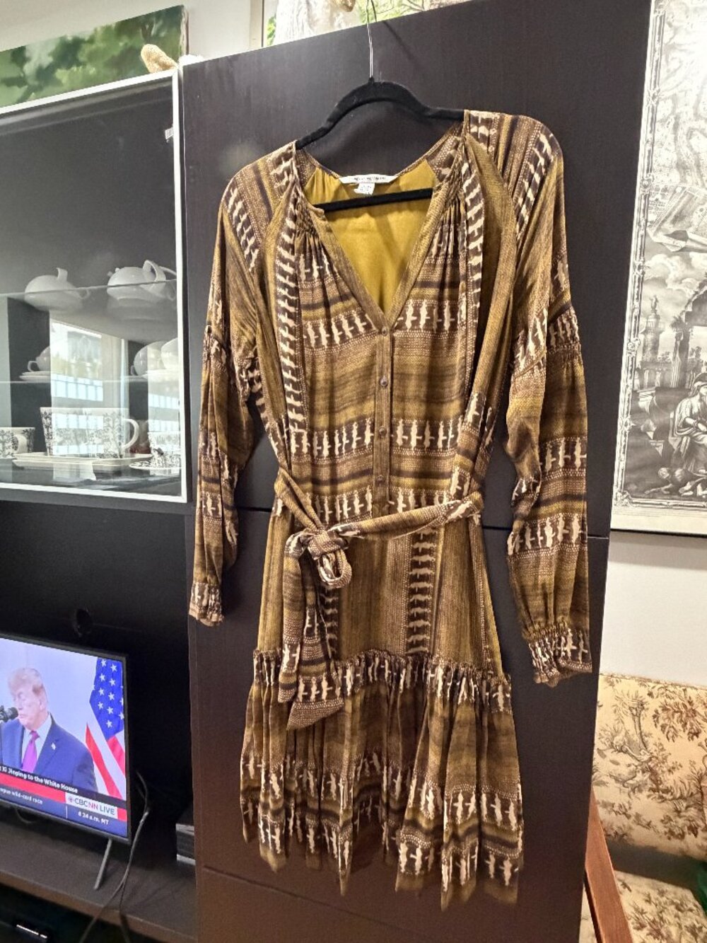 DIANE von FURSTENBERG SILK PARTY DRESS